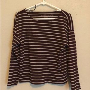 Striped long sleeve shirt